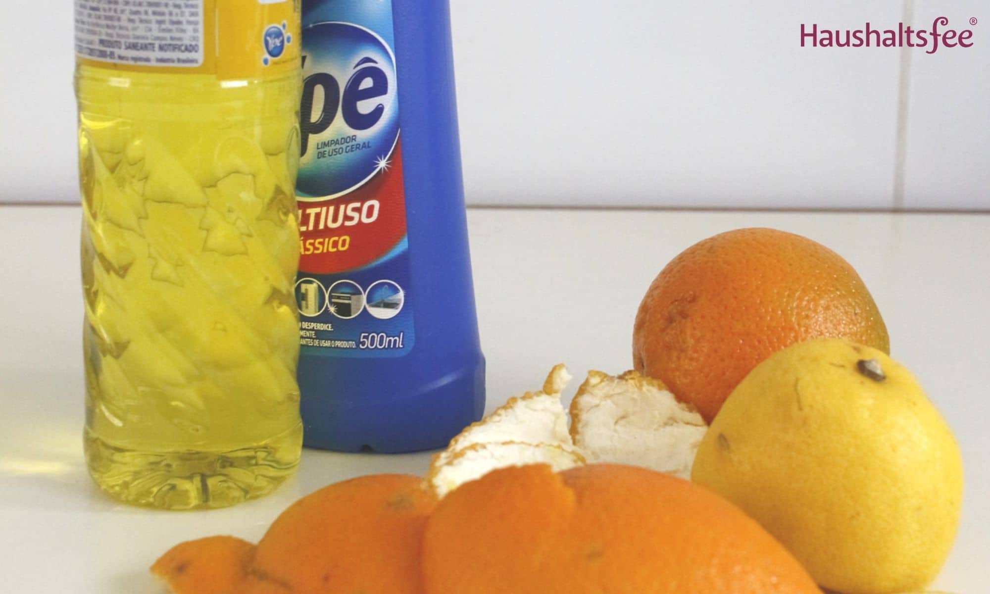 Orangenschalen im Haushalt: Reiniger selbst herstellen